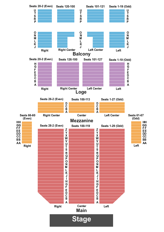 Fisher Theatre Hamilton Seating Chart